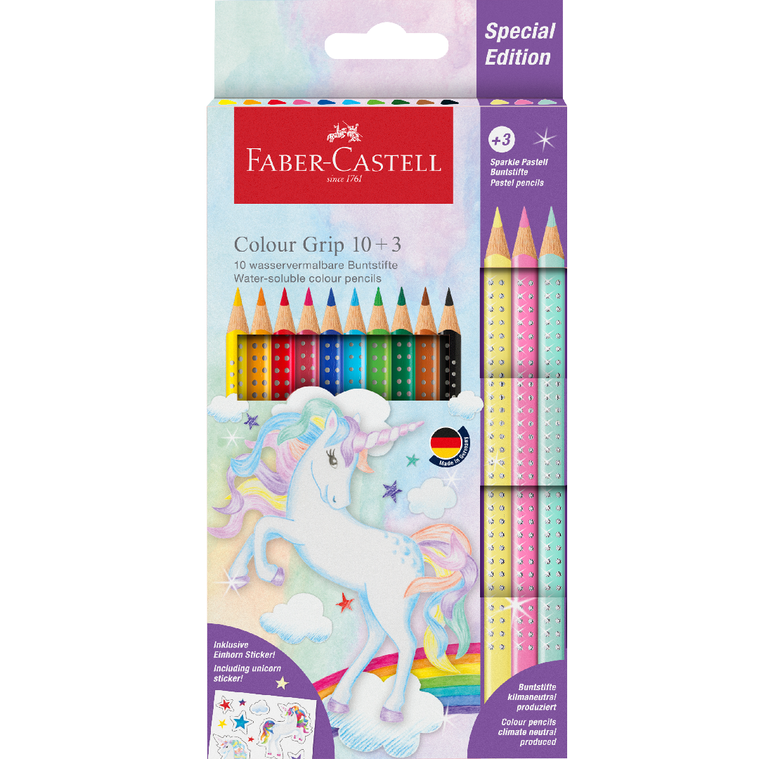 Faber-Castell Buntstifte Colour Grip 10+3St.